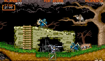 Ghouls'n Ghosts (US) screen shot game playing